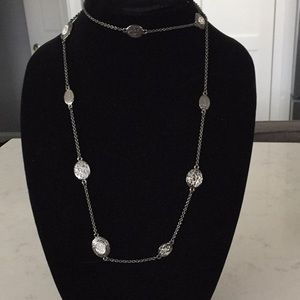 Gray/black 34 inch necklace